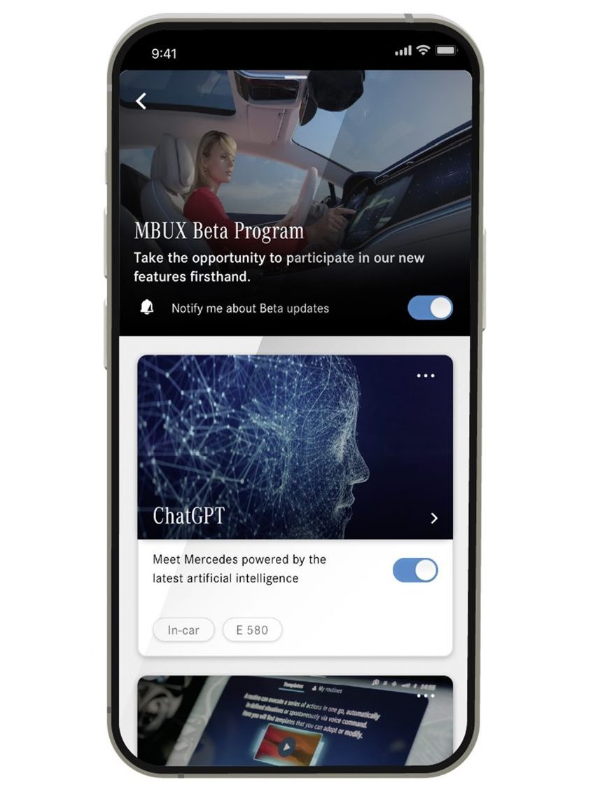 Vorreiter Bei Chatgpt Im Auto: Mercedes Benz Hebt Sprachsteuerung Auf Ein Neues Level Mercedes Benz Takes In Car Voice Control To A New Level With Chatgpt