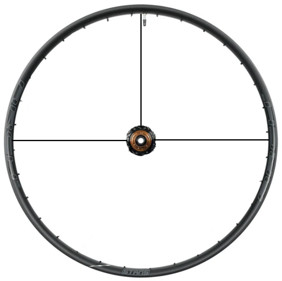 Bicycle Wheel 3 Spokes Top