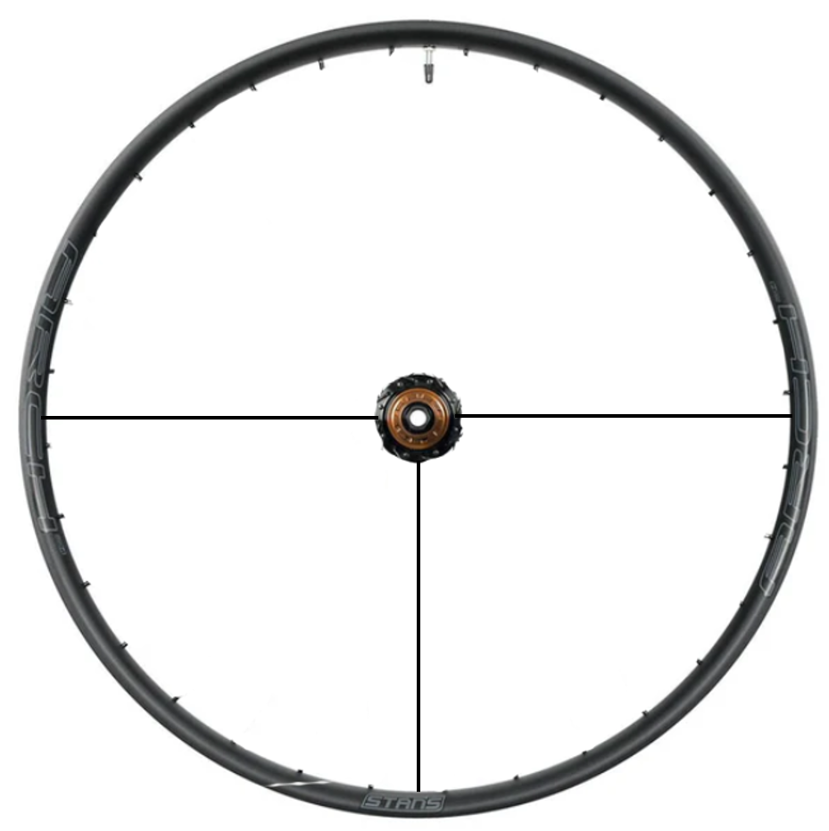 Bicycle Wheel 3 Spokes