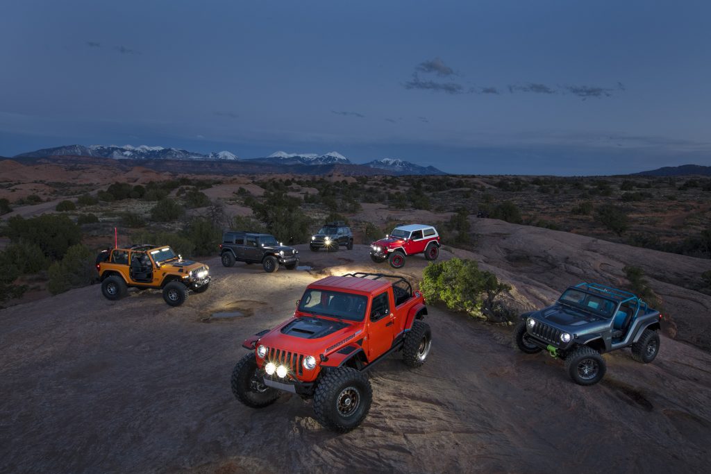 From Left To Right; Nacho Jeep® Concept, J Wagon Concept, B Ute