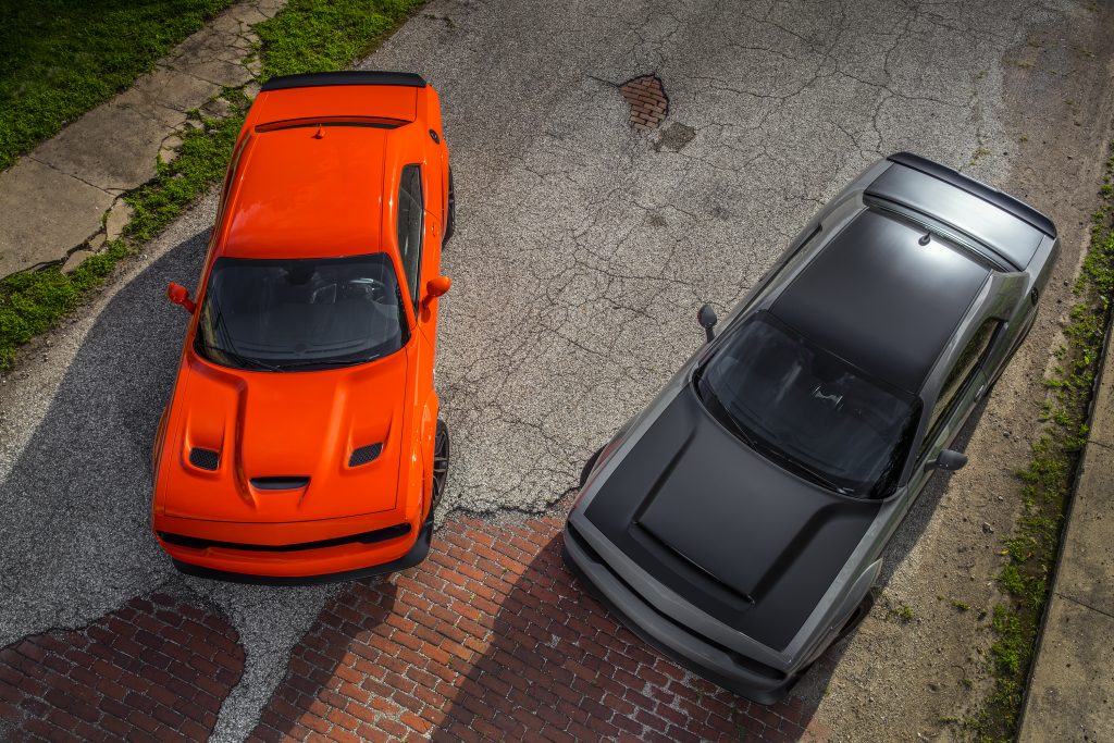 From Left To Right: 2018 Dodge Challenger Srt Hellcat Widebody A