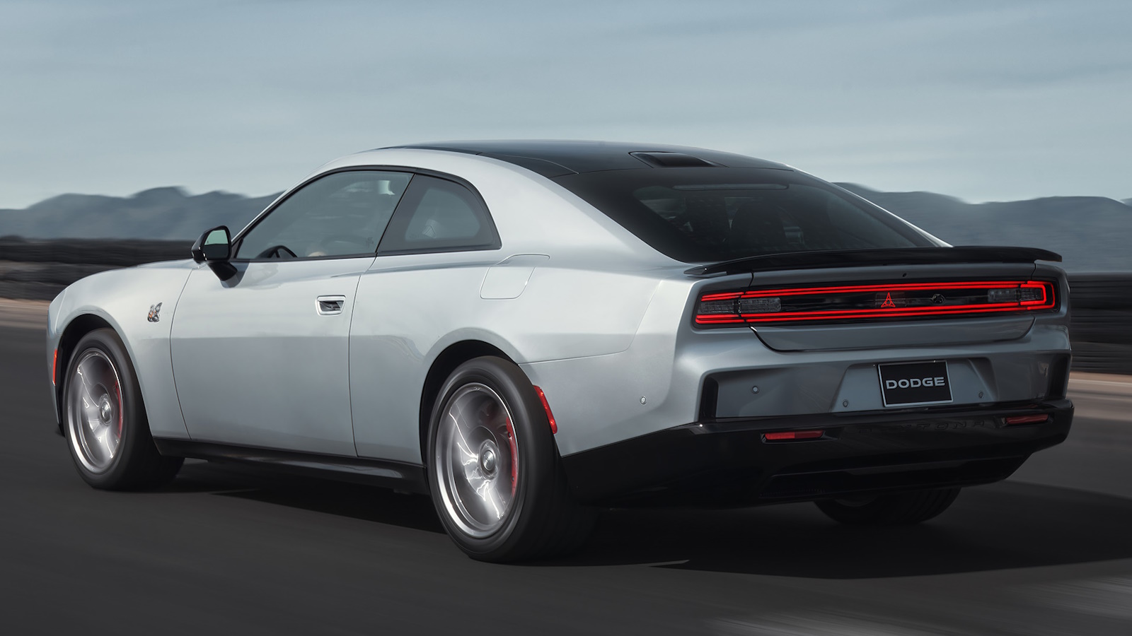 2024 Dodge Charger Daytona Scat Pack, Shown In Triple Nickel.