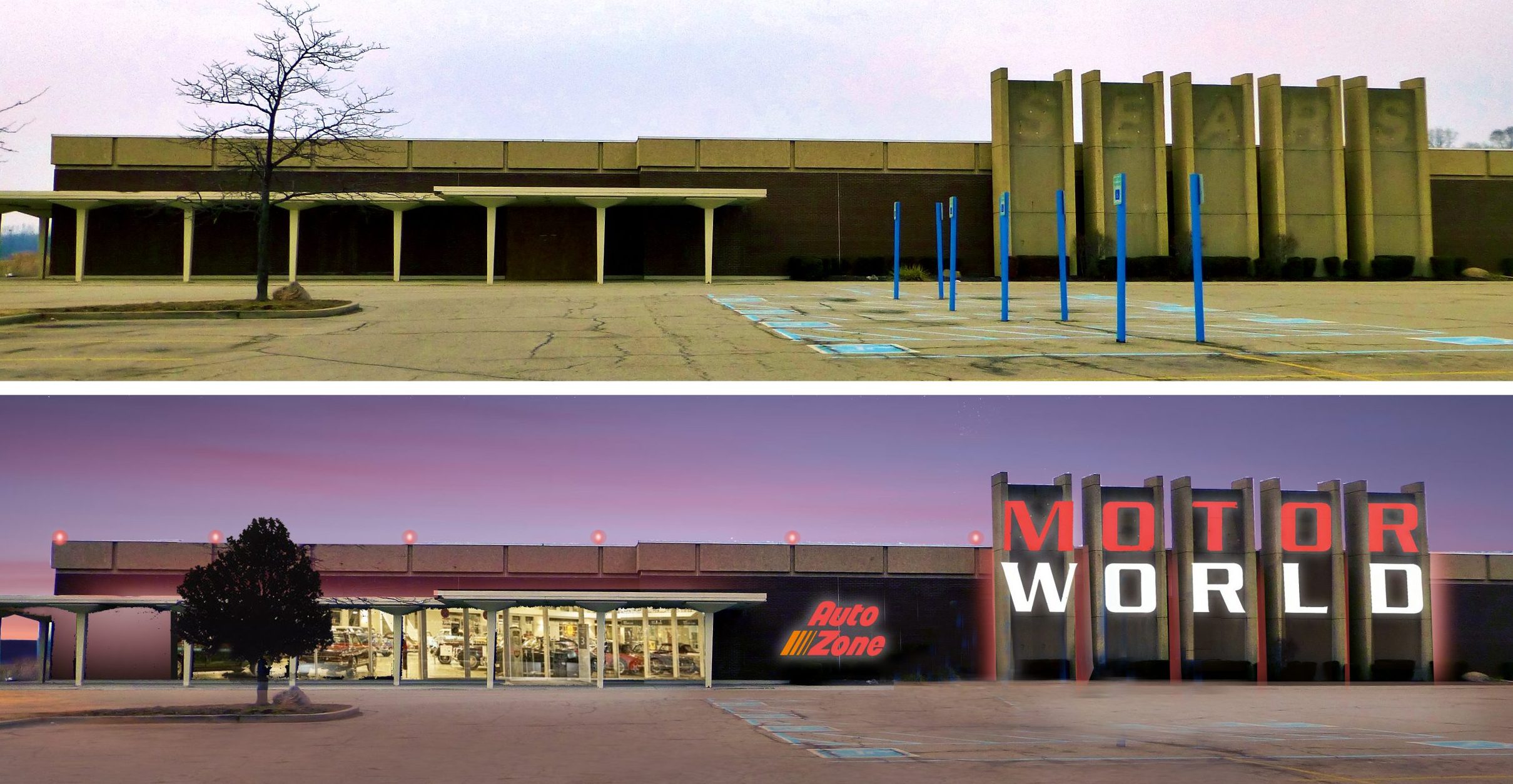 Former Sears Department Store At Salem Mall, Trotwood, Ohio