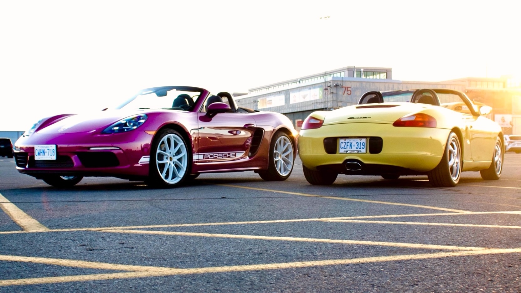 2024 Porsche 718 Boxster Style Edition and 1999 Porsche Boxster