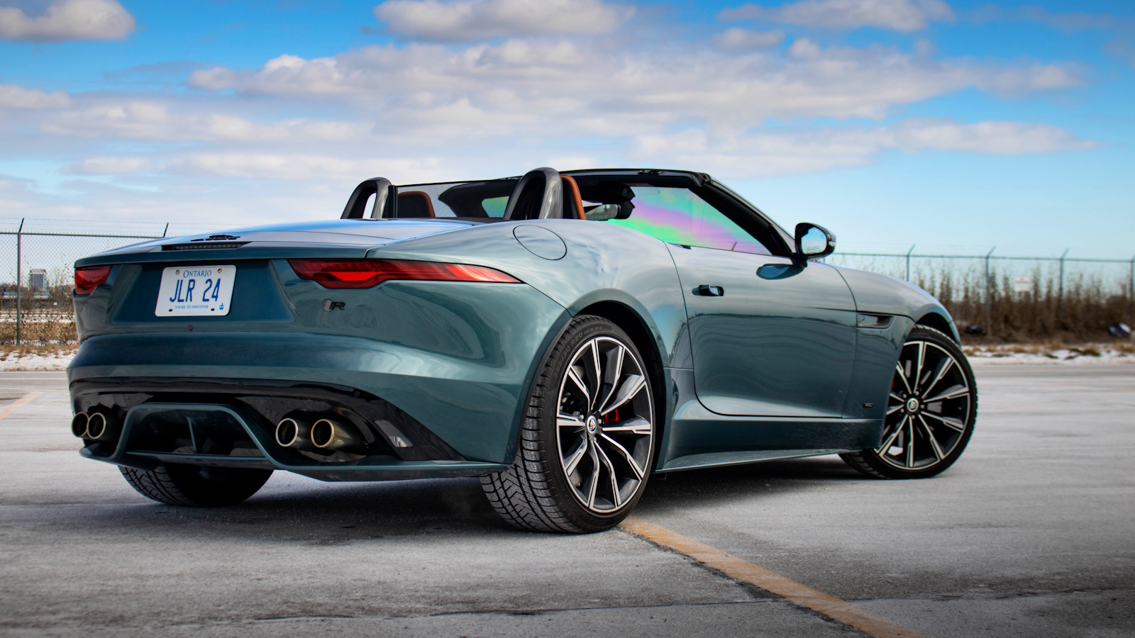 2024 Jaguar F-Type R 75 rear three-quarters