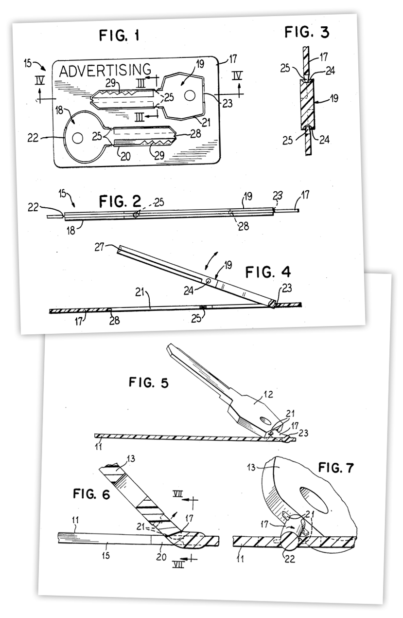 Plastic Key Patent