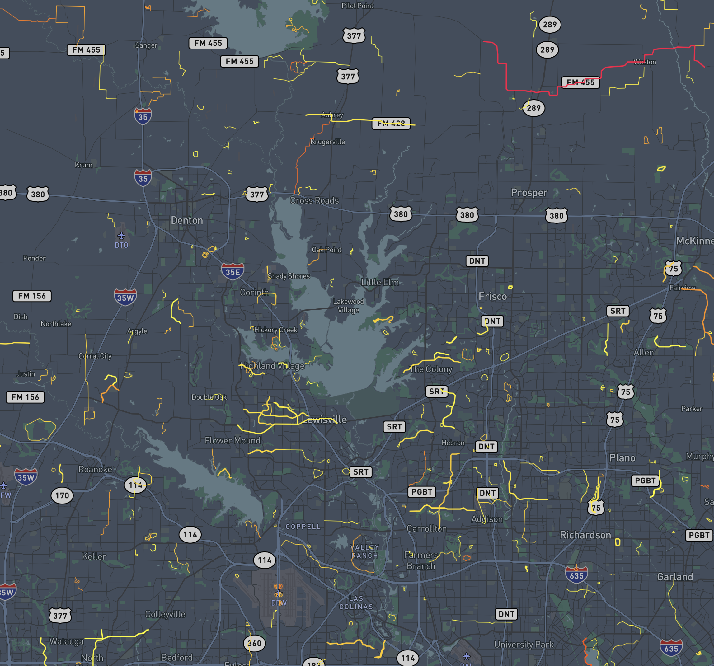 North DFW TX - Curvature 