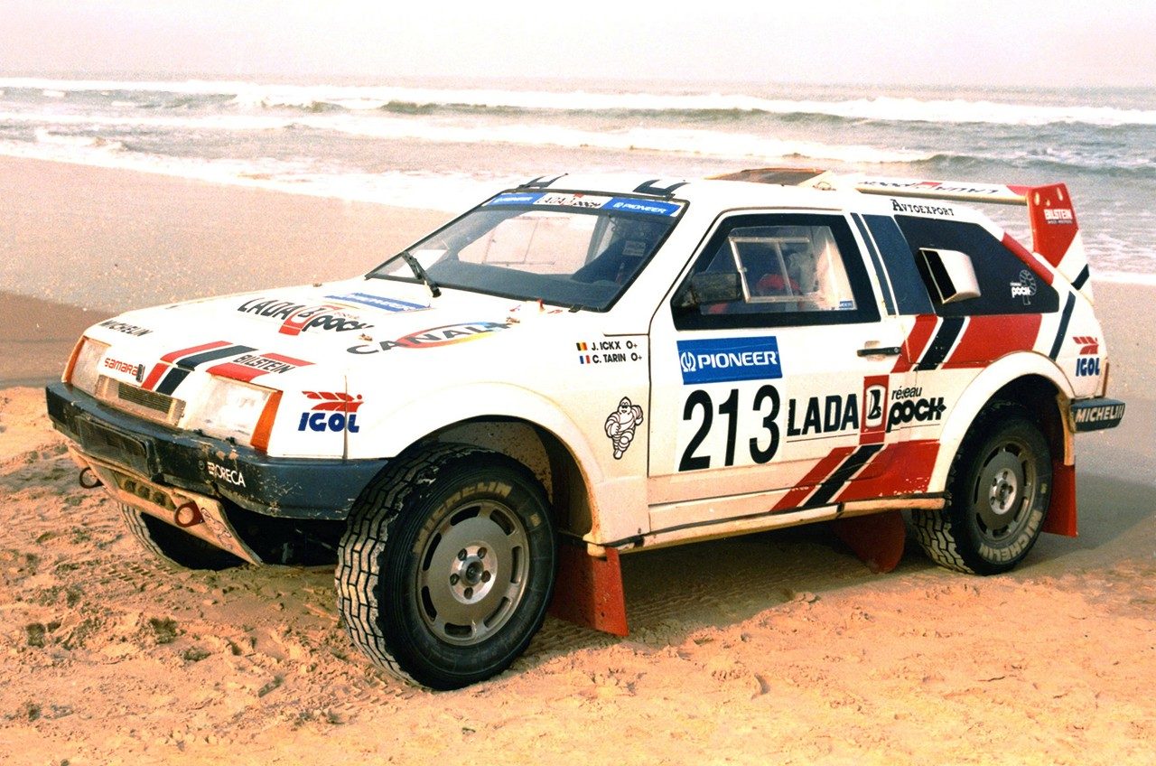 Six-time-Le Mans-winner-Jacky-Ickx-drove-this-very-LADA-Samara-T3-the-1990-Paris-Dakar