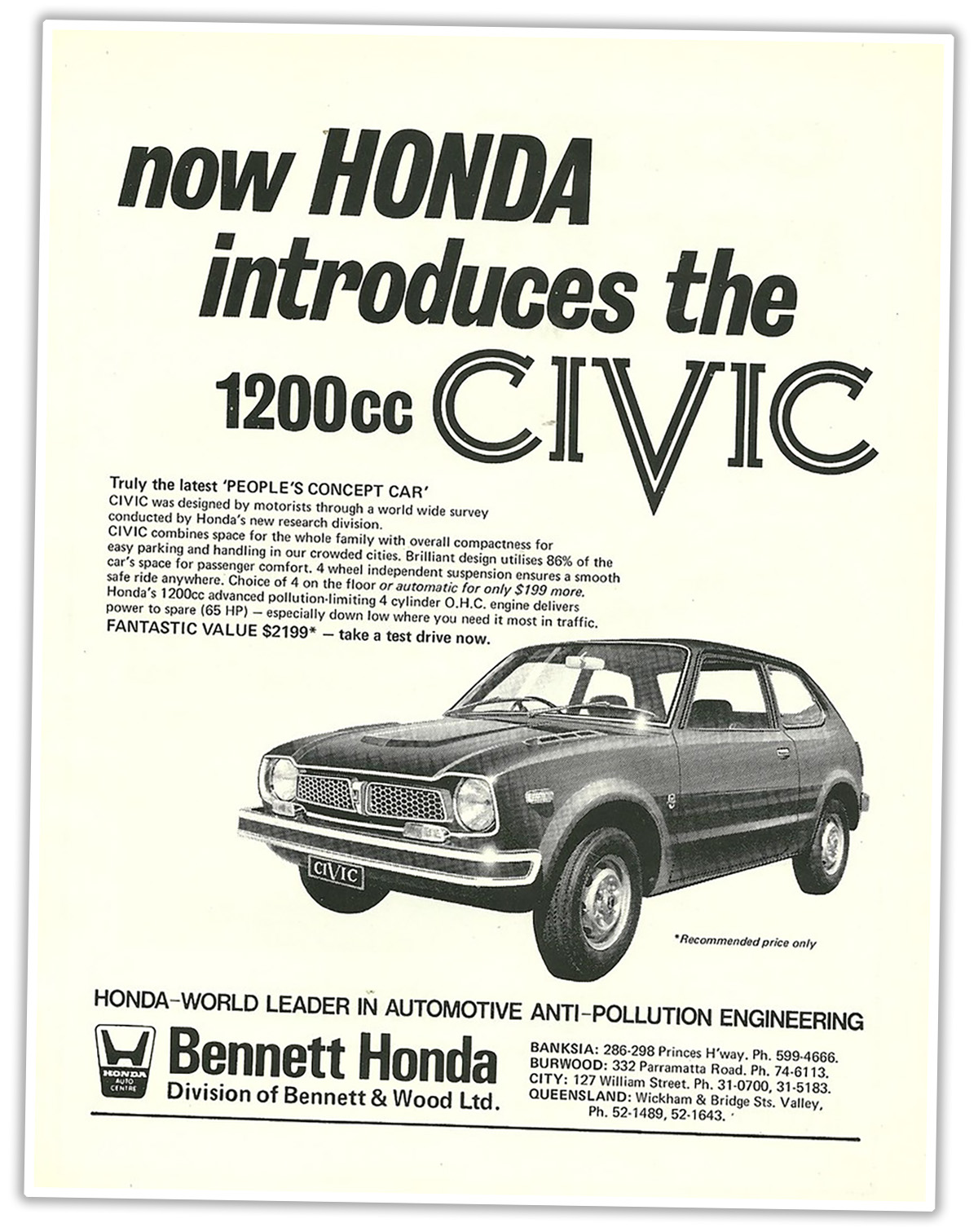 Honda Civic Ad