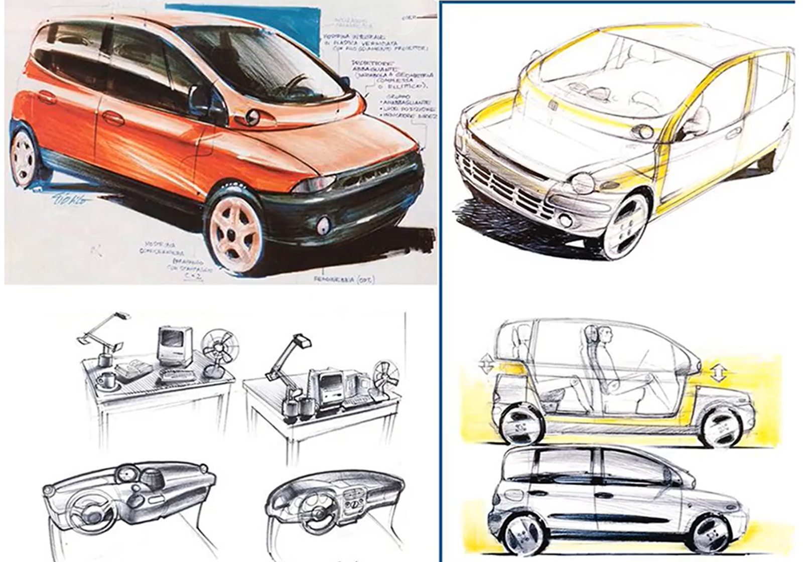 Multipla Design Sketches