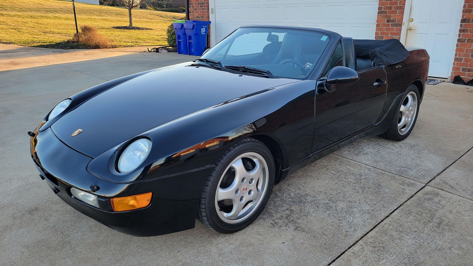 Porsche 968 Cabriolet Black 1