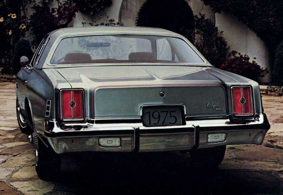 Tunnelram Personal Luxury Cars Chrysler Cordoba 1975 Rear