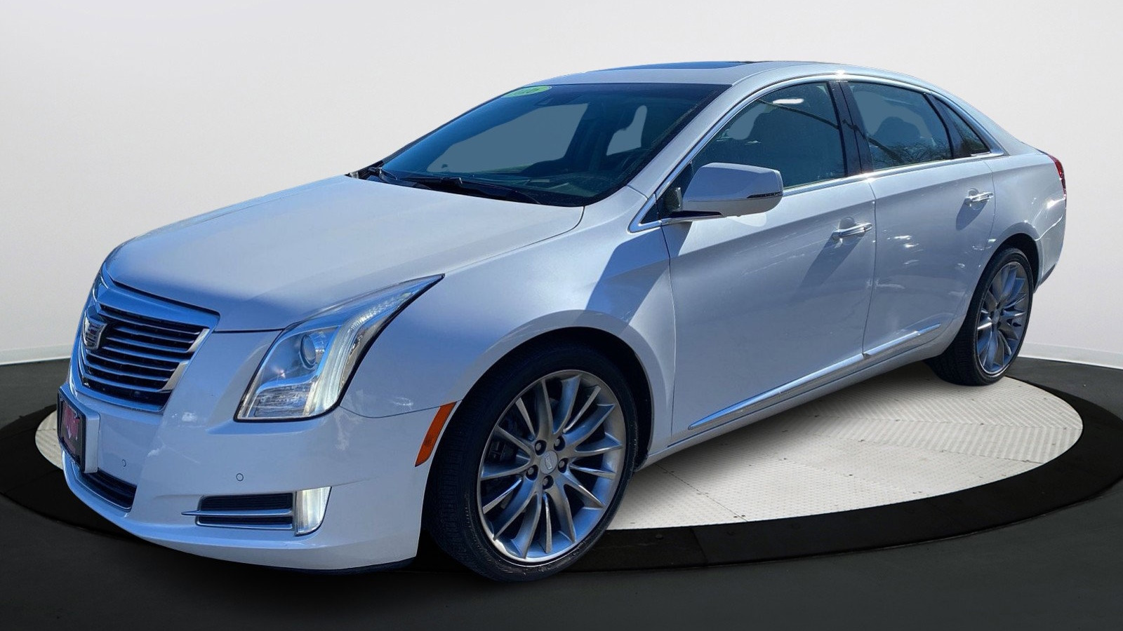 White Cadillac Xts V Sport 1